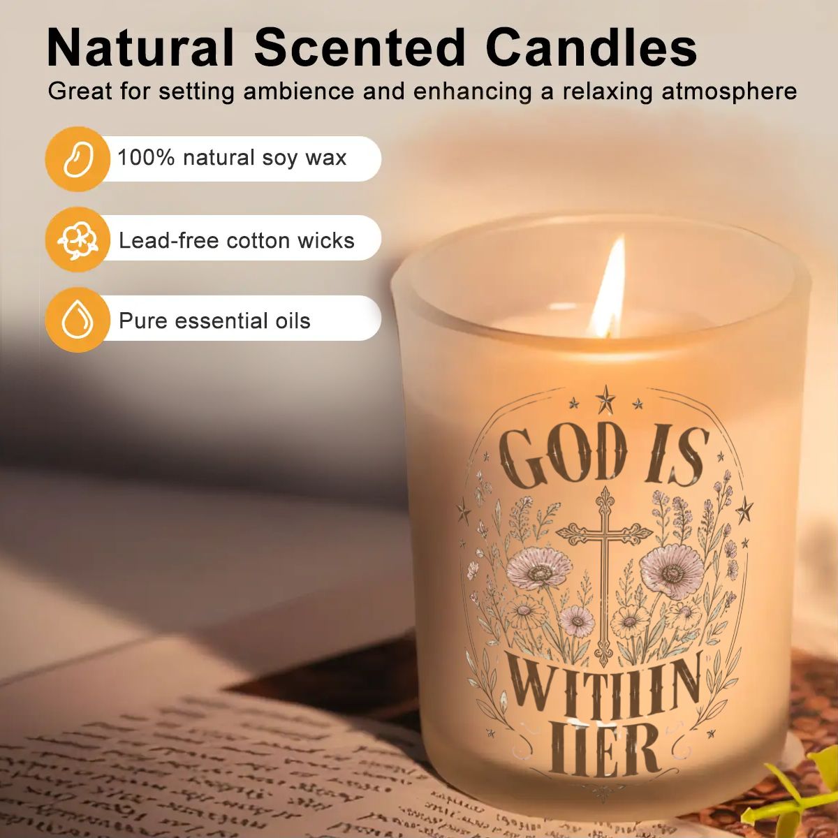 GOD IS WITHIN HER CANDLE
