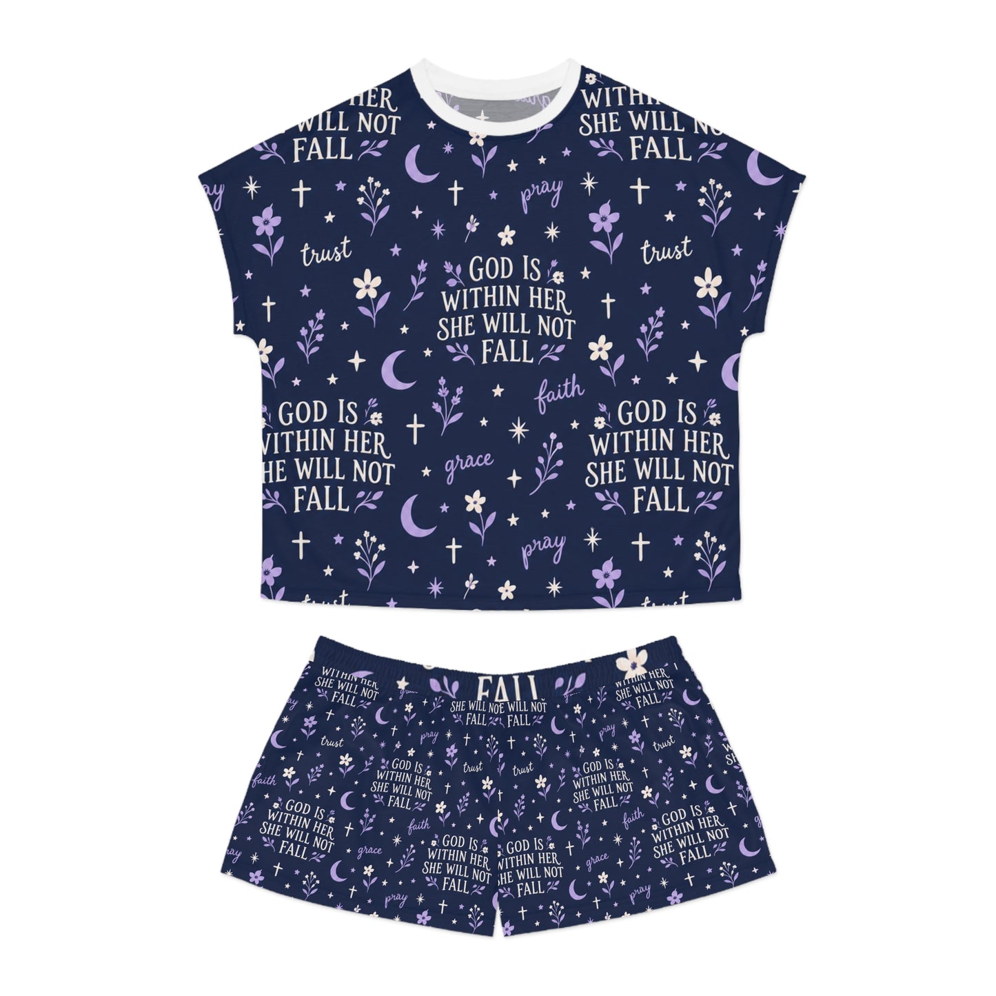 God Is Within Her PJ Set