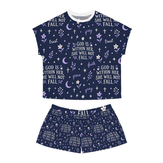God Is Within Her PJ Set