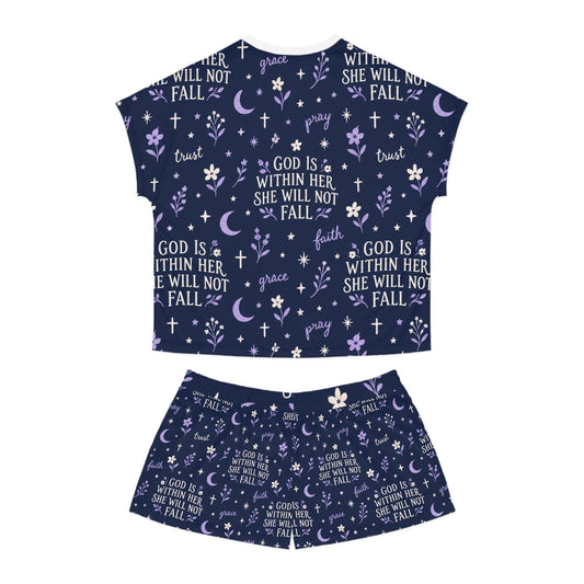 God Is Within Her PJ Set