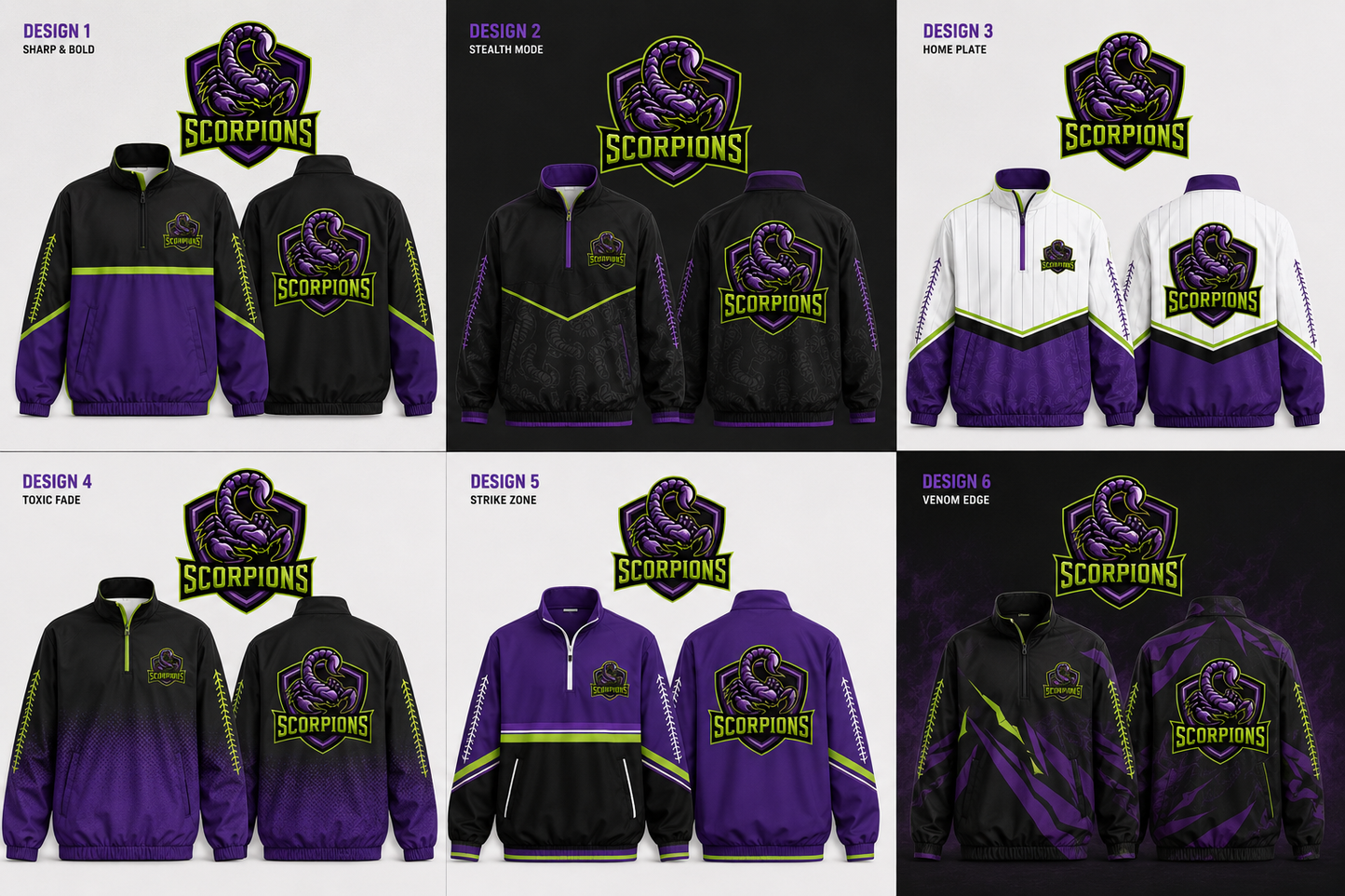 Scorpions Quarter Zip Up