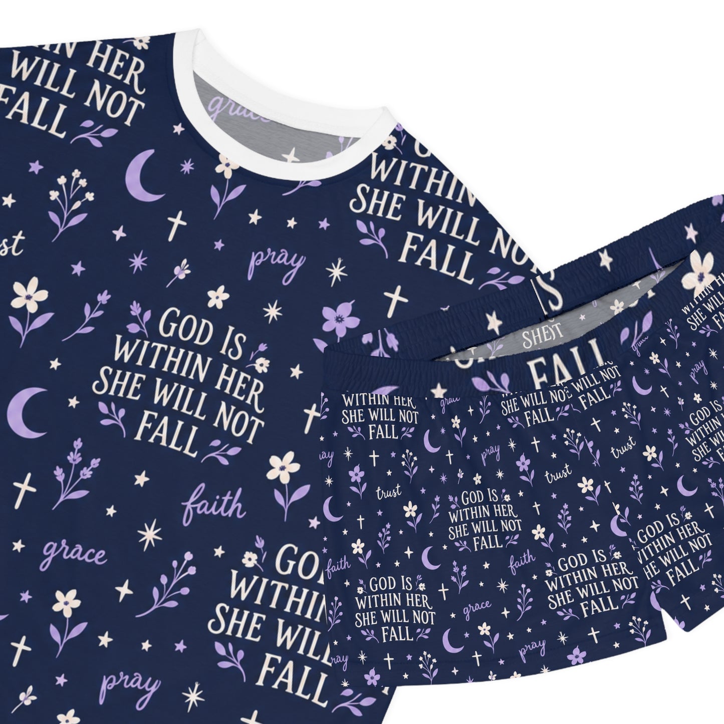 God Is Within Her PJ Set