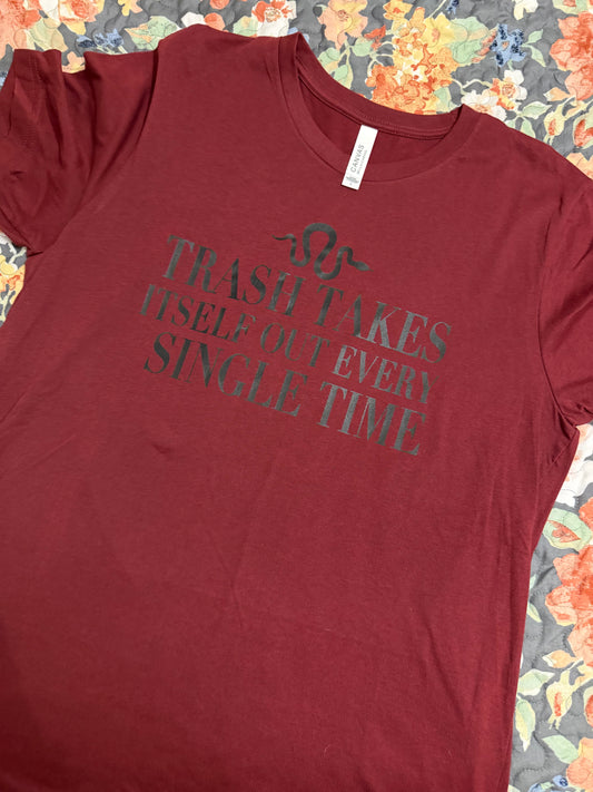 Trash Takes Itself Out Graphic Tee