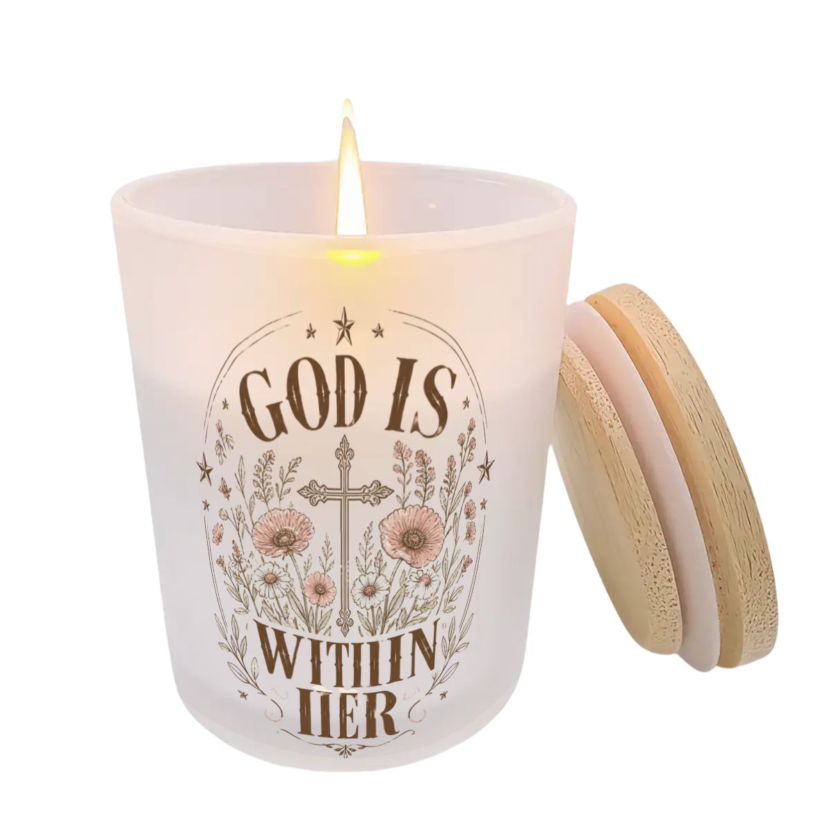 GOD IS WITHIN HER CANDLE