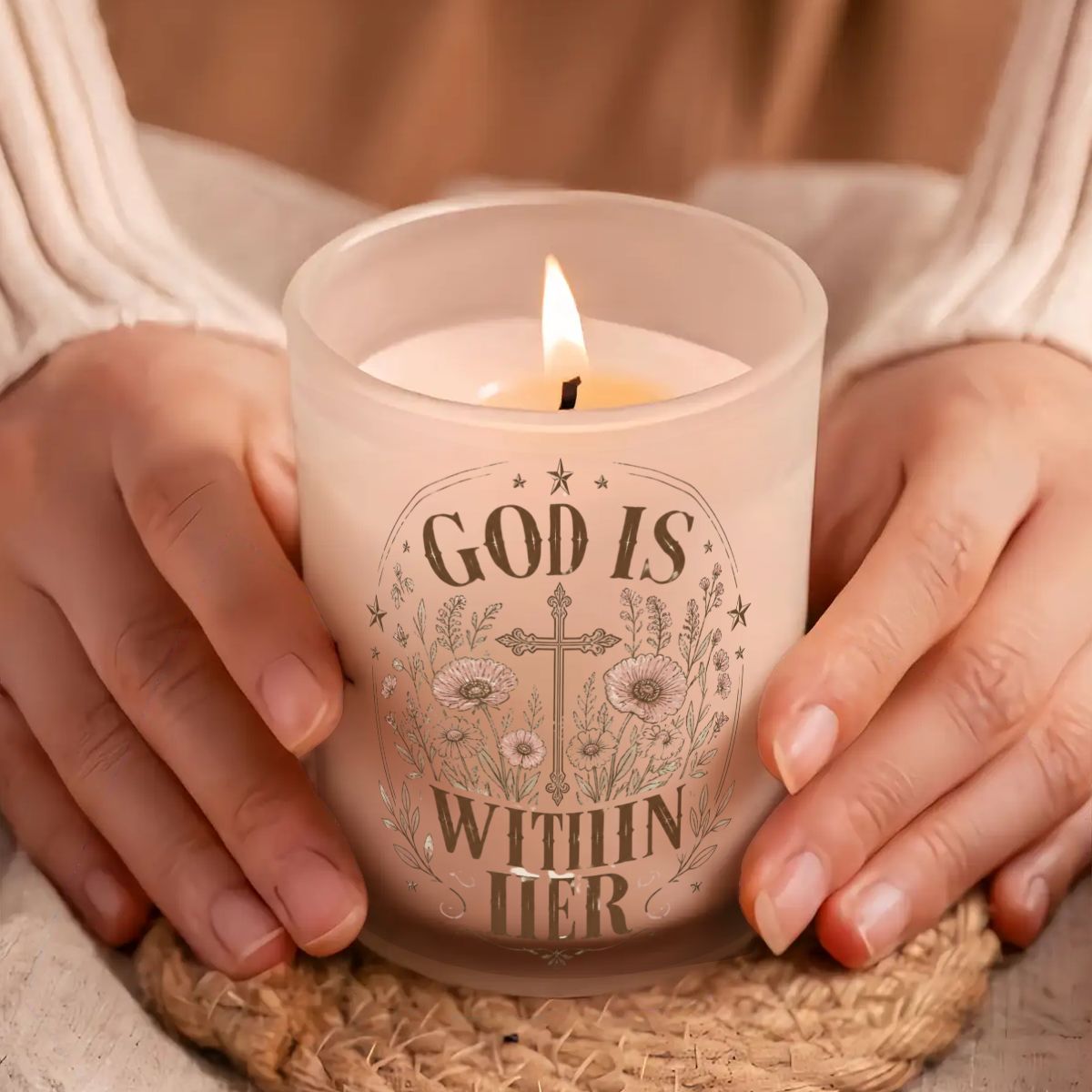 GOD IS WITHIN HER CANDLE